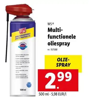 Lidl W5 Multifunctionele oliespray aanbieding