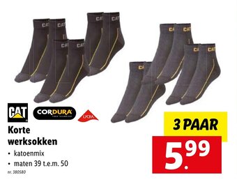 Lidl Korte werksokken aanbieding