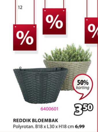 Jysk Reddik Bloembak aanbieding