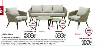 Jysk Vebbestrup Loungeset aanbieding