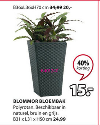 Blommor Bloembak