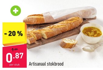ALDI Artisanaal Stokbrood aanbieding