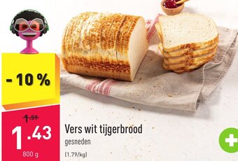 ALDI Vers Wit Tijgerbrood 800g aanbieding
