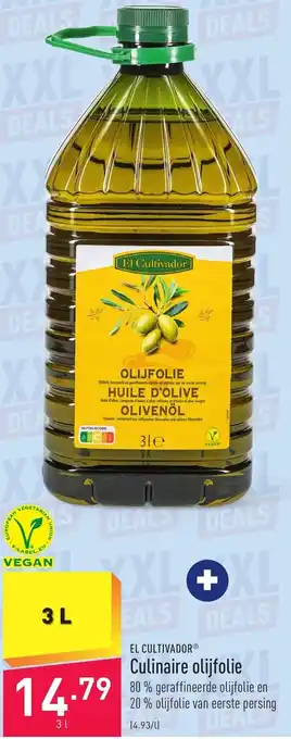 ALDI EL Cultivador Culinaire Olijfolie 3L aanbieding