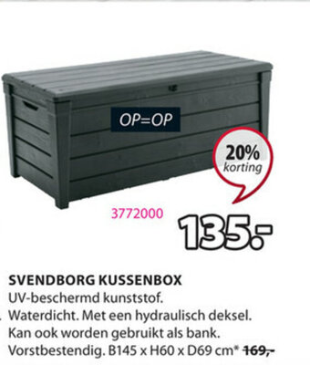 Jysk Svendborg Kussenbox aanbieding