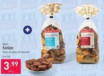 ALDI Gala Koekjes 600g Kokos en Hazelnoot aanbieding