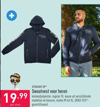 Straight Up Sweatvest voor Heren