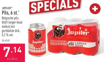 ALDI Jupiler Pils 6st 33cl aanbieding