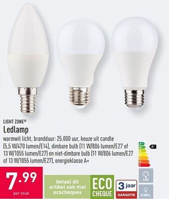 ALDI Ledlamp aanbieding
