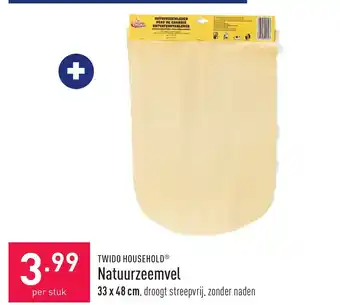 Twido Household Natuurzeemvel  33x 48cm
