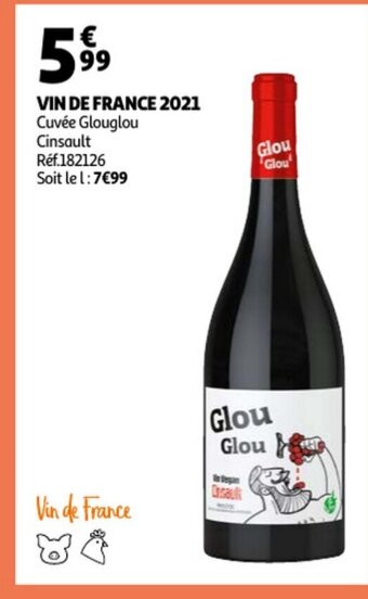 Auchan Vin de france 2021 aanbieding