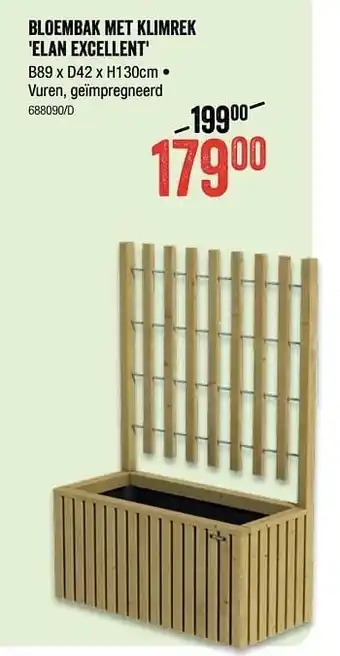 HandyHome Bloembak met klimrek elan excellent aanbieding