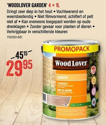 HandyHome Woodlover garden aanbieding