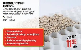 HandyHome Grindstabilisatietegel nidagravel aanbieding