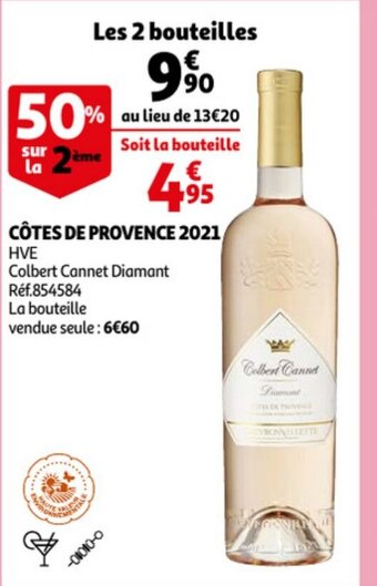 Auchan Cotes de provence 2021 aanbieding