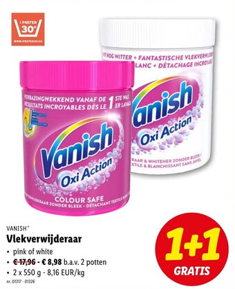 Lidl Vanish Vlekverwijderaar aanbieding