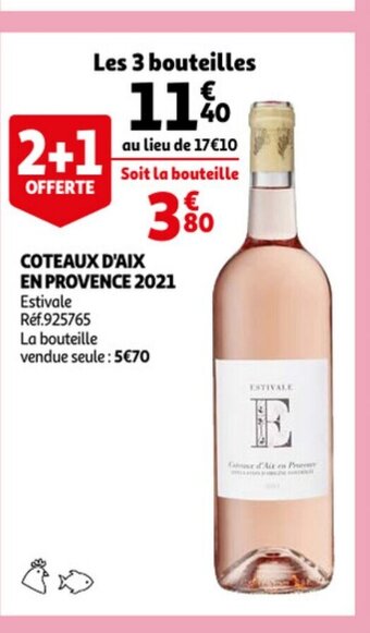 Auchan Coteaux d'aix en provence 2021 aanbieding
