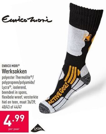 ALDI Werksokken aanbieding