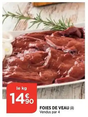 Foies de veau