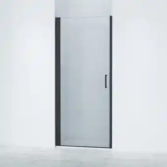 Sawiday Saniclass neptune 6211 douchedeur 90x200cm veiligheidsglas anti kalk profiel mat zwart tweedekans aanbieding
