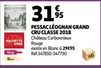 Auchan Pessac leognan grand cru classe 2018 aanbieding