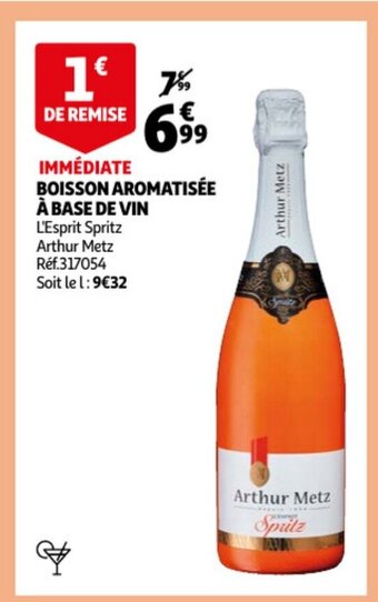 Boisson aromatisee a base de vin