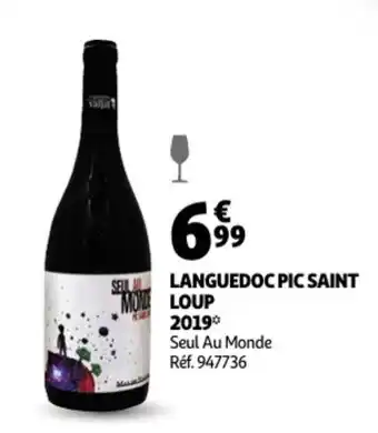 Auchan Languedoc pic saint loup 2019 aanbieding
