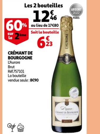 Auchan Cremant de bourgogne aanbieding