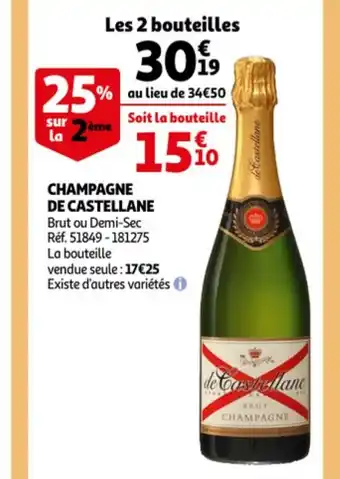 Auchan Champagne de castellane aanbieding