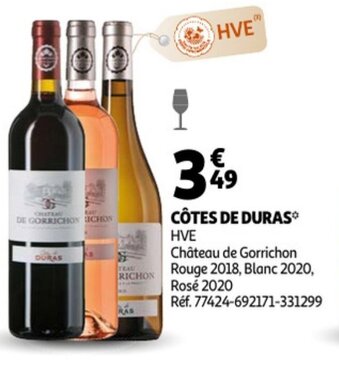 Auchan Cotes de duras aanbieding