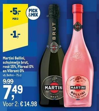 Makro Martini bellini aanbieding