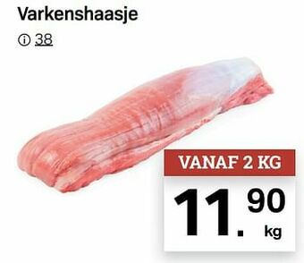 Buurtslagers Varkenshaasje aanbieding