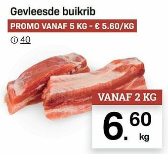 Gevleesde buikrib