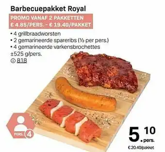 Buurtslagers Barbecuepakket royal aanbieding