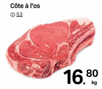 Buurtslagers Côte à l`os aanbieding