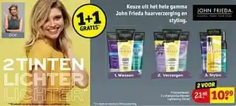 Kruidvat Shampoo go blonder lightening aanbieding