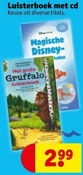 Kruidvat Luisterboek met cd aanbieding