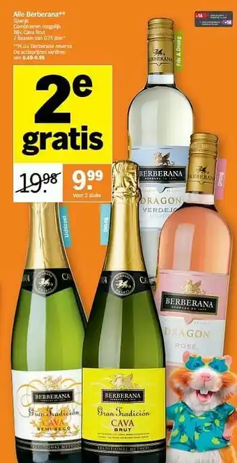 Albert Heijn Berberana cava brut aanbieding