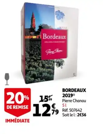 Auchan Pierre Chanau Bordeaux 2019 aanbieding