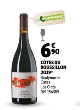 Auchan Biodynamie Cotes Du Roussillon aanbieding