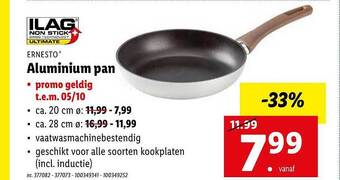 Lidl Aluminium pan aanbieding