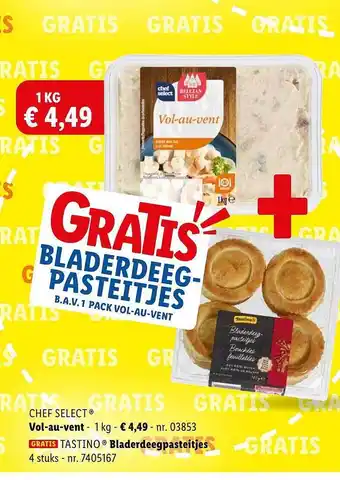 Volauvent, bladerdeegpasteitjes