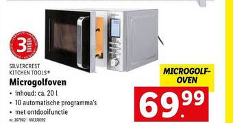 Lidl Microgolfoven aanbieding