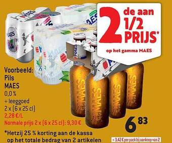 Louis Delhaize Pils maes aanbieding