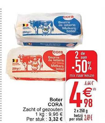 Cora Boter aanbieding