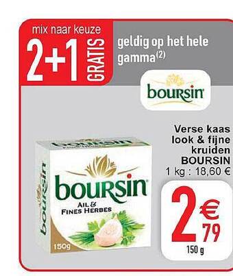 Cora Verse kaas look & fijne kruiden boursin aanbieding