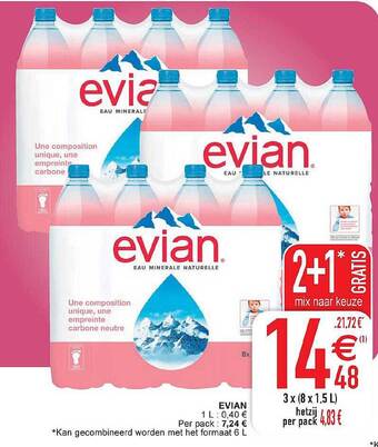 Cora Evian aanbieding