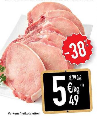 Cora Varkensfiletkoteletten aanbieding