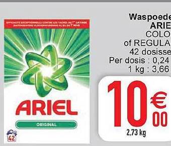 Cora Waspoeder ariel aanbieding