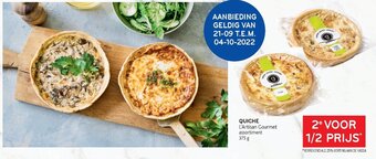 Alvo Quiche L'Artisan Gourmet Assortiment 375 g aanbieding